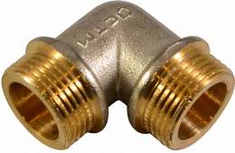 Уголок    3/4  ш/ш   лат/хром. с ограничителем