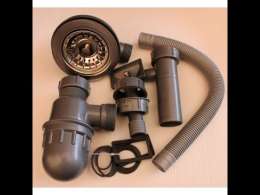 Сифон в мойку 3 1/2    Ledem      LS02-1"