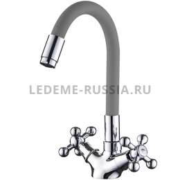 Смес. д/к  Ledeme    1319-9 кер.сил.излив серый