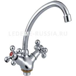 Смес. д/к  Ledeme    4119-2 кер. +,Люкс мах,гайка