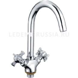Смес. д/к  Ledeme    4311-2 кер., +, гайка, R-изл.