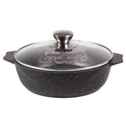 Жаровня 3л а/п ГРАНИТ black   жк33802