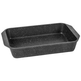 кПротивень 33*22см ГРАНИТ black   пк93802/10