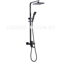 Смес. д/в  Ledeme    72433 В нерж сталь троп душ черный