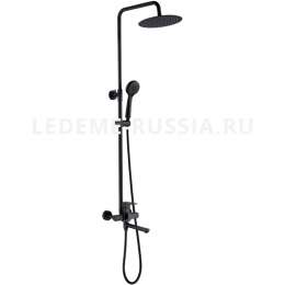 Смес. д/в  Ledeme    2480В  душ, стойка черная