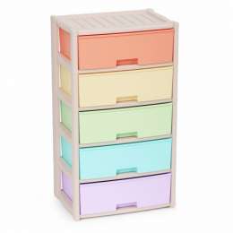 Комод 5-ти секц. Колорит широкий цветной  М8823/1