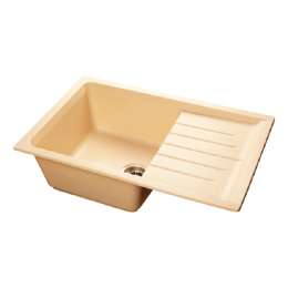 Мойка SimGran S-19  75х50см   бежевая