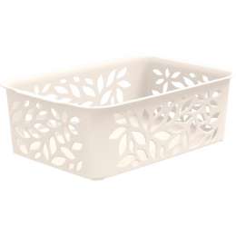 Корзина  Leaves 1,2л 184*127*62 молочн. ПБ446