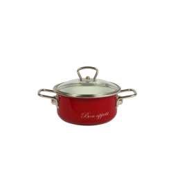 Кастрюля 1,5л Bon appetit вишневый 8SВ165S/4