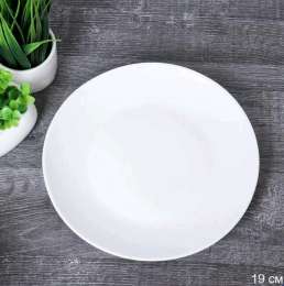 Тарелка    19см   Дэй белая  FLYGP75 735089/736789
