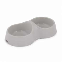 Миска для кошек двойная 0,2 сер. М8271/34