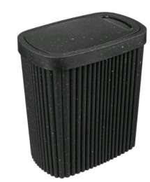 Контейнер  д/мусора  1,9л черный 435204450/8