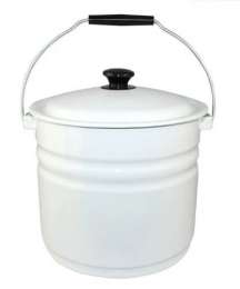 Ведро цил. 10 л   К41204-222-У2 с кр. бел (4 шт)