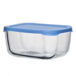 Контейнер  830мл  SNOW BOX   с голубой кр.  530743