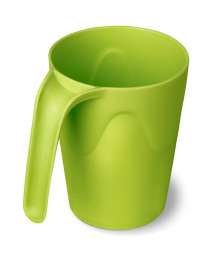 Кружка 400 мл д/горяч. напитков Чезаре оливк С560