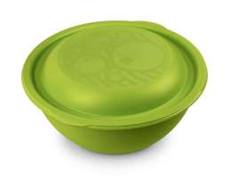 Миска-салатница  3л  с крышкой оливковая С46К/36