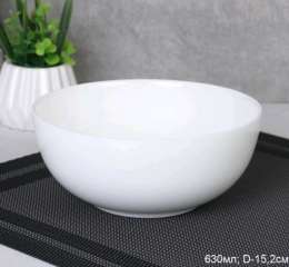 Салатник  152мм 630мл Луна LY60 белый 745620