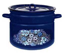 чКастрюля 9,0 л   1С200/2  Голубика син с  зерн