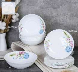 Сервиз стол. 13 пр. 13/7578 (7365) Букет Гортензии