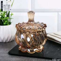 Сахарница   150мл   тонир. янтарь TG1065-3.5A