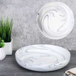 Мрамор блюдо 21см     W-303 747935