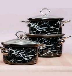 Набор   Черный мрамор- 2  Элит черн. 2 пред 705787