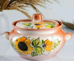 Жаровня керамика 3л  Роспись  114391/3