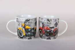 Кружка Трасса 66   Мотоцикл  350мл  микс
